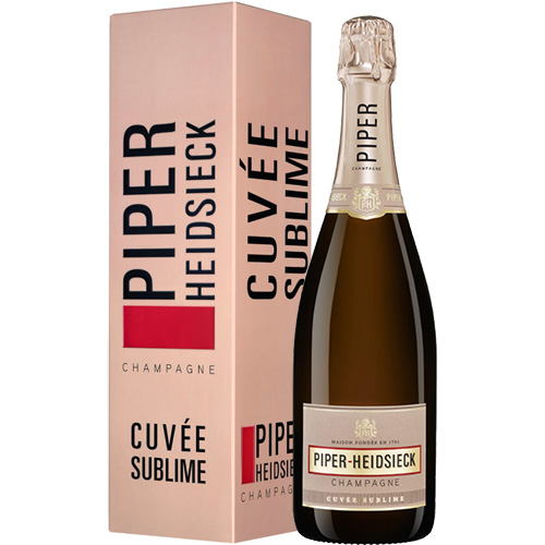 Piper-Heidsieck Cuvée Sublime 750 ml in Geschenkverpackung