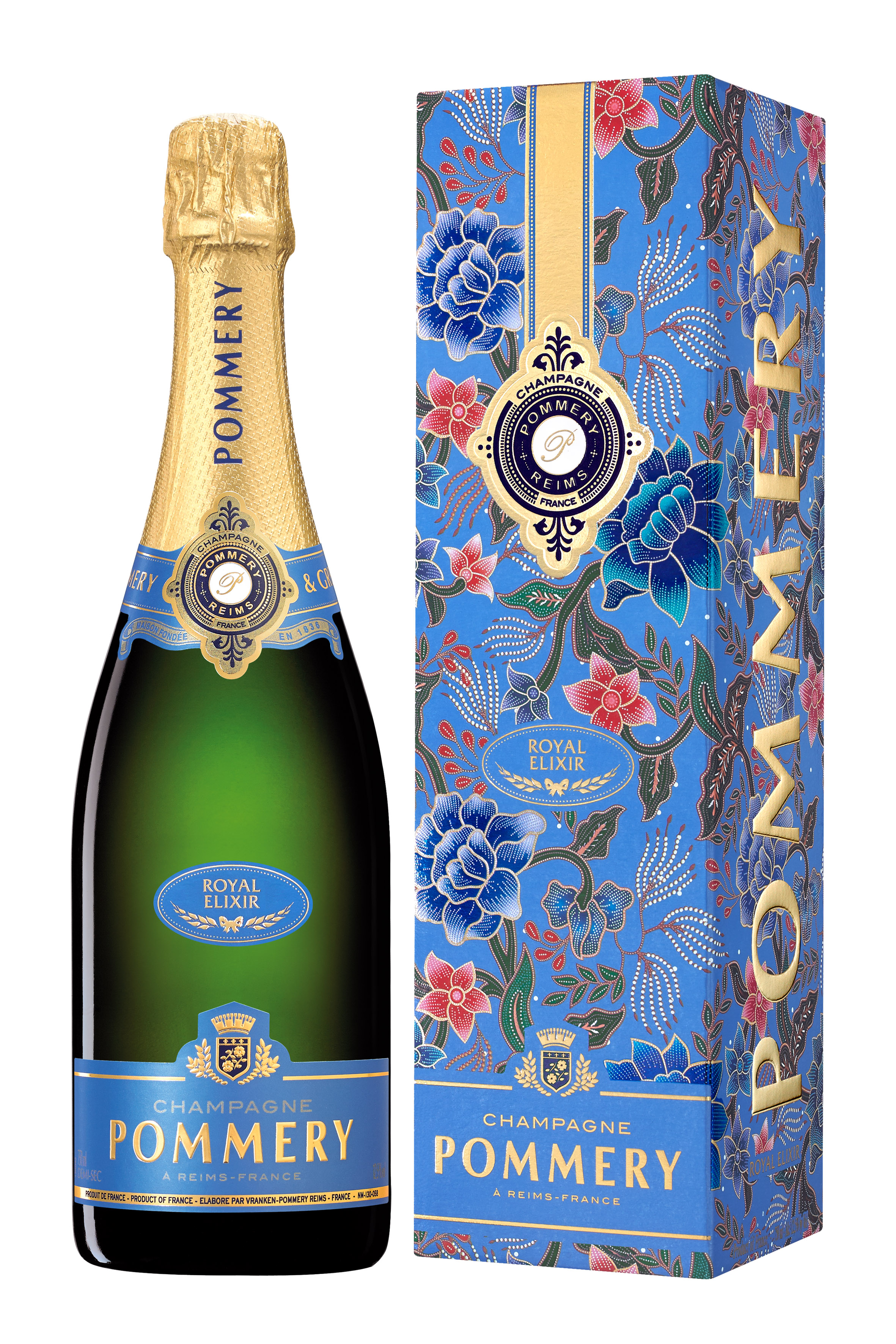 Pommery  Royal Elixier in Batik Geschenkverpackung 750 ml