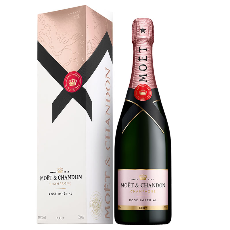 Moët & Chandon Rosé Impérial in Geschenkverpackung 750 ml