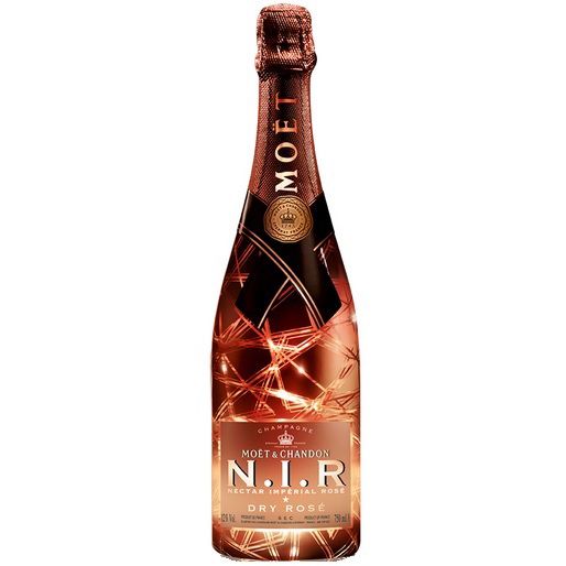 Moët & Chandon N.I.R. Nectar Imperial Rosé 750 ml mit LED Licht